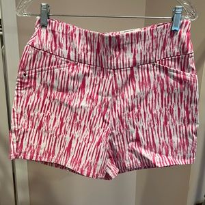 Comfy & cool INC midrise size 4 shorts with pretty pink stripes !